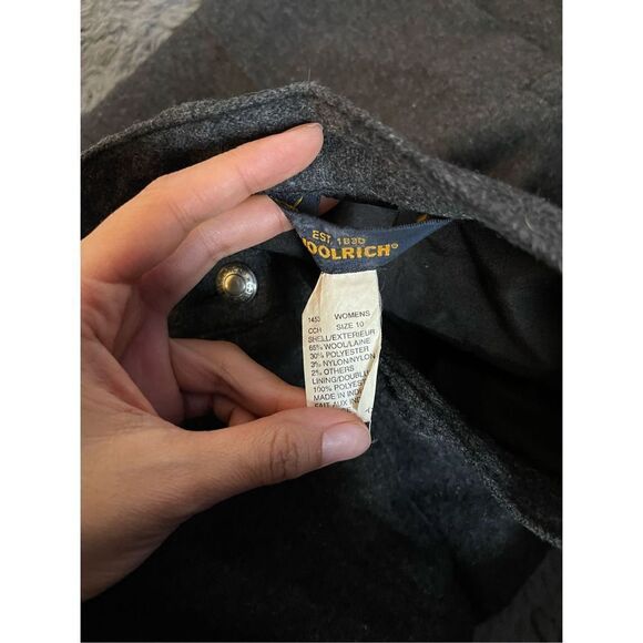 Woolrich wool grey trouser pants size 10 - Picture 4 of 9